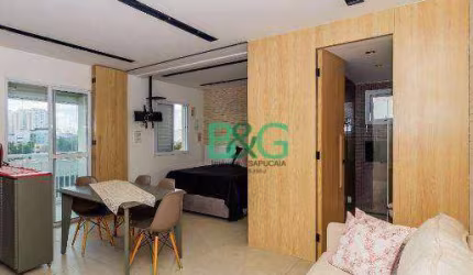 Apartamento com 1 dormitório à venda, 38 m² por R$ 389.000 - Barra Funda - São Paulo/SP