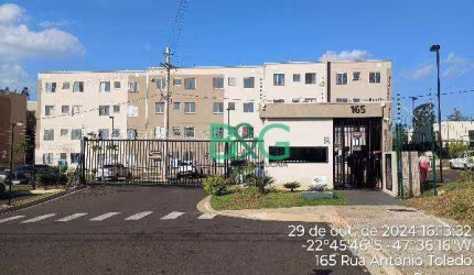 Apartamento com 2 dormitórios à venda, 39 m² por R$ 90.161,30 - Pompéia - Piracicaba/SP