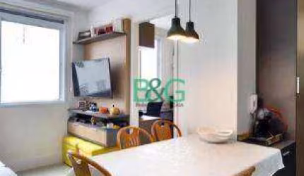 Apartamento com 2 dormitórios à venda, 34 m² por R$ 399.000 - Barra Funda - São Paulo/SP