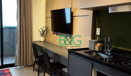 Studio com 1 dormitório para alugar, 28 m² por R$ 5.490,00/mês - Jardins - São Paulo/SP