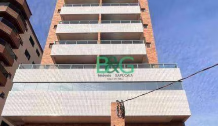 Apartamento com 2 dormitórios à venda, 66 m² por R$ 490.000 - Vila Guilhermina - Praia Grande/SP