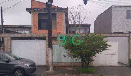 Sobrado com 3 dormitórios à venda, 95 m² por R$ 395.200 - Ribeirópolis - Praia Grande/SP