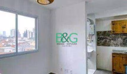 Apartamento com 2 dormitórios à venda, 27 m² por R$ 321.000 - Mooca - São Paulo/SP