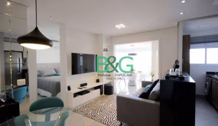 Apartamento com 1 dormitório para alugar, 56 m² por R$ 13.633,81/mês - Itaim Bibi - São Paulo/SP