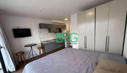 Studio com 1 dormitório, 26 m² - venda por R$ 395.000 ou aluguel por R$ 3.985/mês - Barra Funda - São Paulo/SP