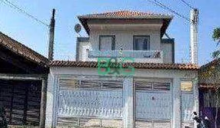 Casa com 2 dormitórios à venda, 56 m² por R$ 183.691,35 - Vila Assunção - Praia Grande/SP