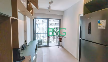 Apartamento com 1 dormitório para alugar, 27 m² por R$ 4.094/mês - Santo Amaro - São Paulo/SP