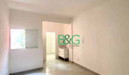 Kitnet com 1 dormitório para alugar, 30 m² por R$ 1.400/mês - Santa Cecília - São Paulo/SP