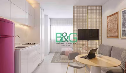 Apartamento Garden com 1 dormitório à venda, 41 m² por R$ 570.834,00 - Pinheiros - São Paulo/SP