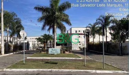 Apartamento com 2 dormitórios à venda, 42 m² por R$ 115.808,27 - Éden - Sorocaba/SP
