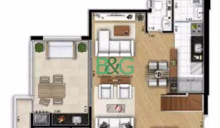 Apartamento Duplex com 2 dormitórios à venda, 94 m² por R$ 999.000 - Santa Teresinha - São Paulo/SP