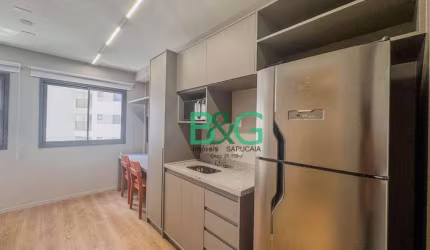 Apartamento com 1 dormitório para alugar, 25 m² por R$ 3.850/mês - Santo Amaro - São Paulo/SP
