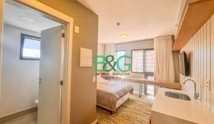Studio com 1 dormitório para alugar, 21 m² por R$ 3.400,00/mês - Santo Amaro - São Paulo/SP