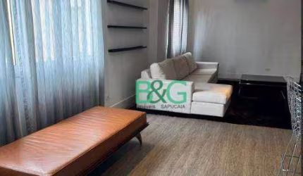 Apartamento com 1 dormitório para alugar, 81 m² por R$ 8.421/mês - Cerqueira César - São Paulo/São Paulo