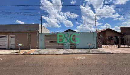 Casa com 2 dormitórios à venda, 43 m² por R$ 109.800 - Jardim Campo Alegre - Sertãozinho/SP
