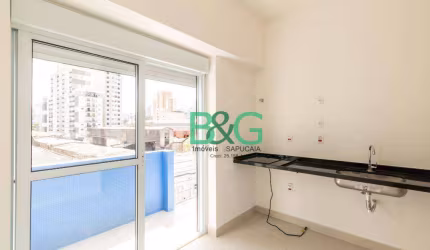 Studio com 1 dormitório para alugar, 38 m² por R$ 1.660,83/mês - Brás - São Paulo/SP