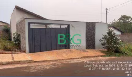 Casa com 2 dormitórios à venda, 43 m² por R$ 164.467 - Jardim Doutor Roberto Pacheco - Jaú/SP