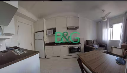 Apartamento com 2 dormitórios para alugar, 32 m² por R$ 2.364,00/mês - Campo Limpo - São Paulo/SP