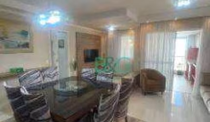Apartamento com 3 dormitórios para alugar, 107 m² por R$ 7.210/mês - Tatuapé - São Paulo/SP