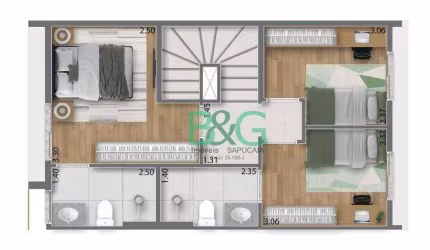 Casa com 3 dormitórios à venda, 99 m² por R$ 578.985,52 - Vila Natal - Mogi das Cruzes/SP