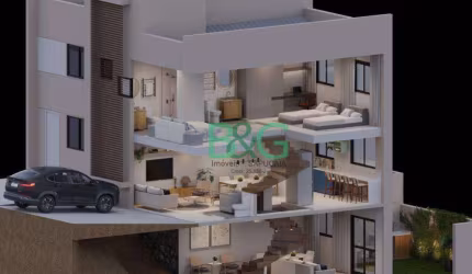Casa com 3 dormitórios à venda, 124 m² por R$ 715.405,00 - Vila Natal - Mogi das Cruzes/SP
