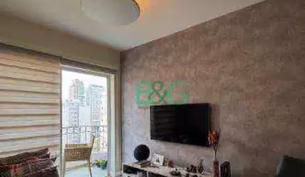 Apartamento com 1 dormitório à venda, 65 m² por R$ 1.060.000,00 - Moema Pássaros - São Paulo/SP