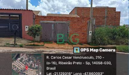 Casa com 2 dormitórios à venda, 43 m² por R$ 146.983 - Reserva Macaúba - Ribeirão Preto/SP