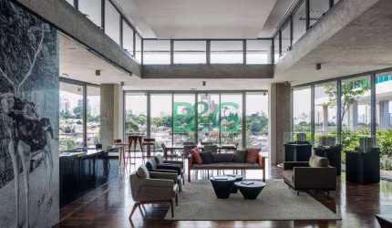 Apartamento com 1 dormitório para alugar, 132 m² por R$ 24.595/mês - Vila Madalena - São Paulo/SP
