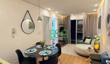 Apartamento com 1 dormitório, 40 m² - venda por R$ 425.000,00 ou aluguel por R$ 3.500,00/mês - Jardim Ampliação - São Paulo/SP
