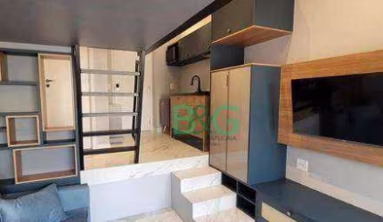 Studio com 1 dormitório para alugar, 24 m² por R$ 4.300/mês - Jardim das Acácias - São Paulo/SP