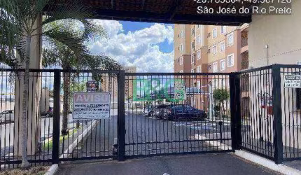Apartamento com 2 dormitórios à venda, 47 m² por R$ 210.975 - Jardim Nazareth - São José do Rio Preto/SP