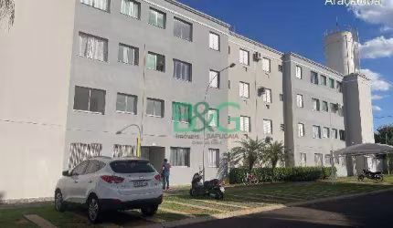 Apartamento com 2 dormitórios à venda, 45 m² por R$ 72.600 - Umuarama - Araçatuba/SP