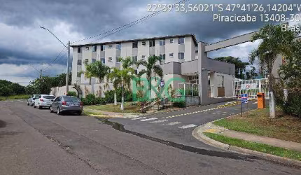 Apartamento com 2 dormitórios à venda, 43 m² por R$ 116.246 - Parque Orlanda I - Piracicaba/SP