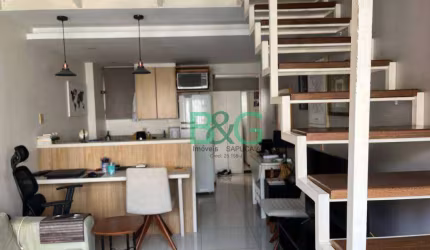 Apartamento Duplex com 1 dormitório à venda, 38 m² por R$ 750.000,00 - Moema - São Paulo/SP