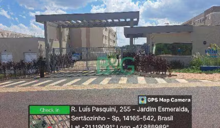Apartamento com 2 dormitórios à venda, 43 m² por R$ 130.953 - Jardim Esmeralda - Sertãozinho/SP