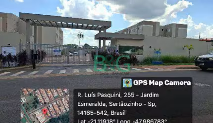Apartamento com 2 dormitórios à venda, 43 m² por R$ 158.425 - Jardim Esmeralda - Sertãozinho/SP