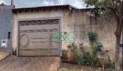 Casa com 2 dormitórios à venda, 46 m² por R$ 204.798 - Jardim São Francisco - Jardinópolis/SP