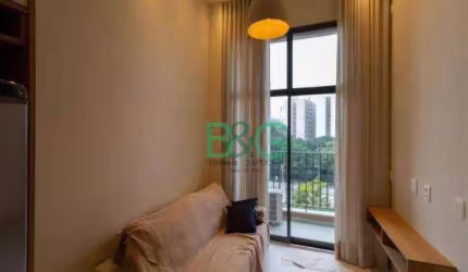 Apartamento com 1 dormitório para alugar, 36 m² por R$ 5.780,00/mês - Perdizes - São Paulo/SP