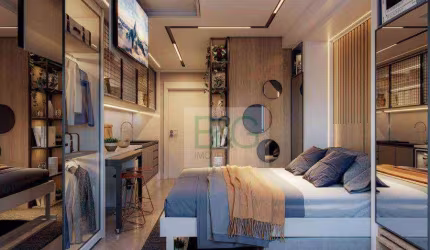 Studio com 1 dormitório à venda, 26 m² por R$ 346.270,00 - Paraíso - São Paulo/SP