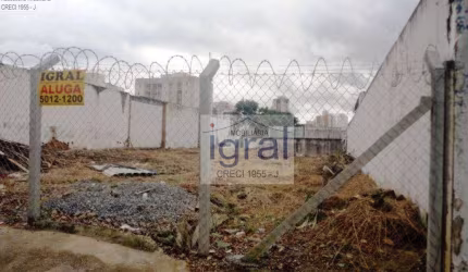Terreno, 482 m² - venda por R$ 2.500.000,00 ou aluguel por R$ 5.000,00/mês - Vila Guarani - São Paulo/SP
