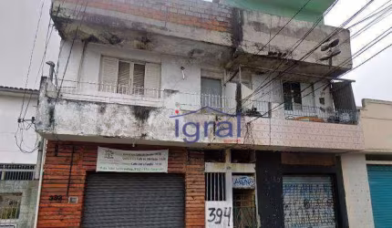 Terreno para venda com 12 casas e 2 salões comerciais à venda, 398 m² por R$ 1.500.000 - Vila Guarani - São Paulo/SP