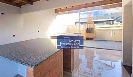 Cobertura com 2 dormitórios à venda, 110 m² - Campestre - Santo André/SP
