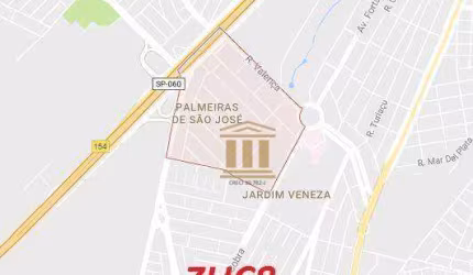 Área à venda, 1400 m² por R$ 2.862.000,00 - Palmeiras de São José - São José dos Campos/SP