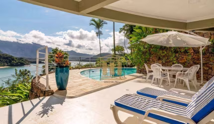 Casa com 4 dormitórios à venda, 313 m² por R$ 3.500.000,00 - Ponta Grossa e Praia Vermelha - Ubatuba/SP