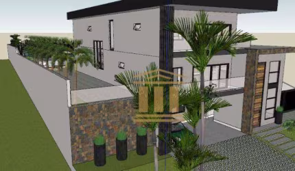 Sobrado com 4 dormitórios à venda, 550 m² por R$ 1.800.000,00 - Mirante do Vale - Jacareí/SP