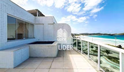 Cobertura com 7 dormitórios à venda, 370 m² por R$ 4.200.000,00 - Praia do Forte - Cabo Frio/RJ