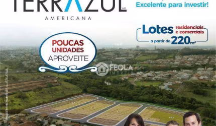 Terreno à venda, 220 m² por R$ 179.000,00 - Jardim Mirandola - Americana/SP