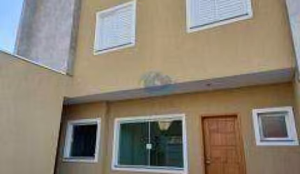 Sobrado novo nunca habitado,com 3 dormitórios,1 suíte,2 vagas,excelente acabamento,aceita permuta e proposta.