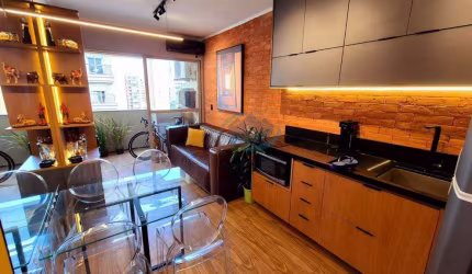 Flat com 1 dormitório à venda, 33 m² por R$ 800.000,00 - Moema - São Paulo/SP