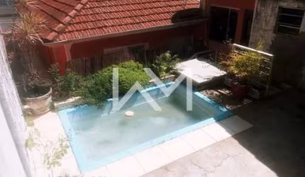 Excelente Casa Térrea com piscina, churrasqueira, 2 dormitórios e 1 banheiro  em Vila Moreira  -  G